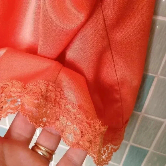 Worthington Lace Strap Cami Strap Top Orange - Picture 8 of 15